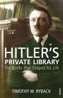 Bild des Verkufers fr Ryback, T: Hitler\ s Private Library zum Verkauf von moluna