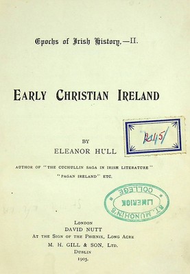 Bild des Verkufers fr Early Christian Ireland zum Verkauf von Kennys Bookshop and Art Galleries Ltd.
