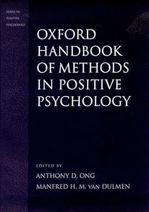 Imagen del vendedor de Oxford Handbook of Methods in Positive Psychology a la venta por moluna