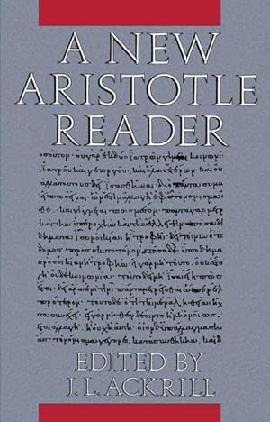 Imagen del vendedor de Ackrill, J: New Aristotle Reader a la venta por moluna