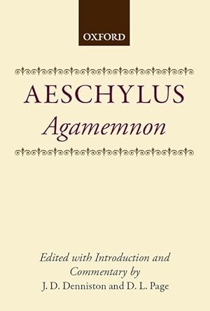 Image du vendeur pour Aeschylus: Agamemnon mis en vente par moluna