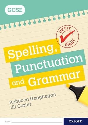 Bild des Verkufers fr Get It Right: for GCSE: Spelling, Punctuation and Grammar workbook zum Verkauf von moluna