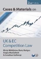 Seller image for Middleton, K: Cases and Materials on UK and EC Competition L for sale by moluna