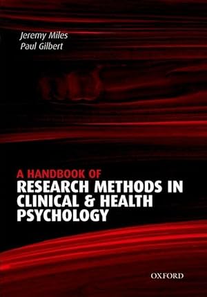 Imagen del vendedor de A Handbook of Research Methods for Clinical and Health Psychology a la venta por moluna