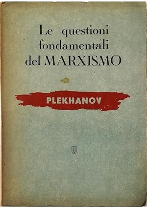 Immagine del venditore per Le questioni fondamentali del marxismo venduto da Libreria Tara