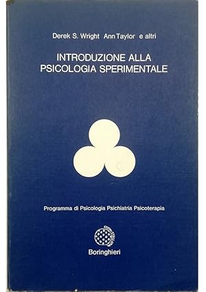 Seller image for Introduzione alla psicologia sperimentale for sale by Libreria Tara