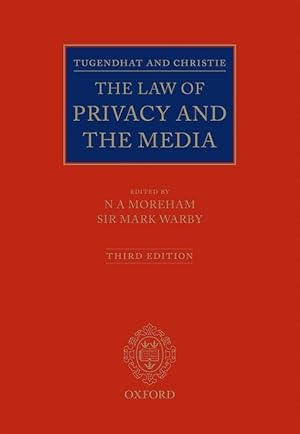 Imagen del vendedor de Tugendhat and Christie: The Law of Privacy and the Media a la venta por moluna