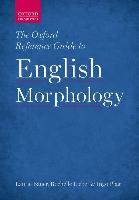 Imagen del vendedor de The Oxford Reference Guide to English Morphology a la venta por moluna