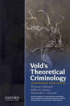 Immagine del venditore per Bernard, T: Vold\ s Theoretical Criminology venduto da moluna