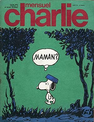 "CHARLIE MENSUEL N°63 / avril 1974" Charles M. SCHULZ : PEANUTS