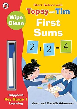 Seller image for Wipe-Clean First Sums: Start School with Topsy and Tim for sale by moluna