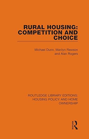 Seller image for Rural Housing: Competition and Choice for sale by moluna