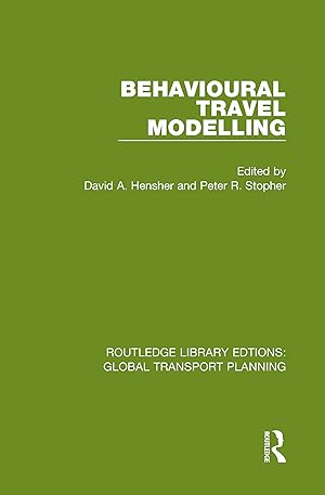 Seller image for Behavioural Travel Modelling for sale by moluna