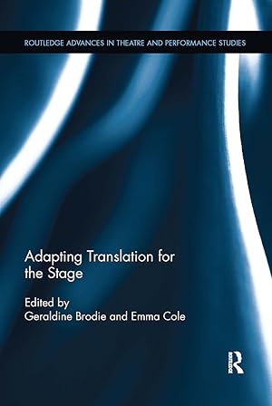 Seller image for Adapting Translation for the Stage for sale by moluna