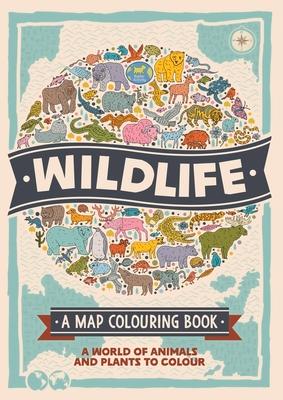 Image du vendeur pour Wildlife: A Map Colouring Book mis en vente par moluna