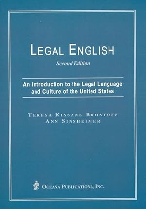 Immagine del venditore per Legal English: An Introduction to the Legal Language and Culture of the United States venduto da moluna
