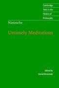Bild des Verkufers fr Nietzsche: Untimely Meditations zum Verkauf von moluna