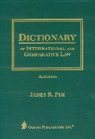 Immagine del venditore per Dictionary of International and Comparative Law venduto da moluna
