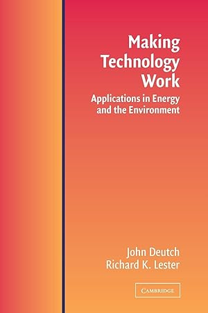 Seller image for Making Technology Work: Applications in Energy and the Environment for sale by moluna