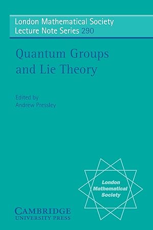 Bild des Verkufers fr Quantum Groups and Lie Theory zum Verkauf von moluna