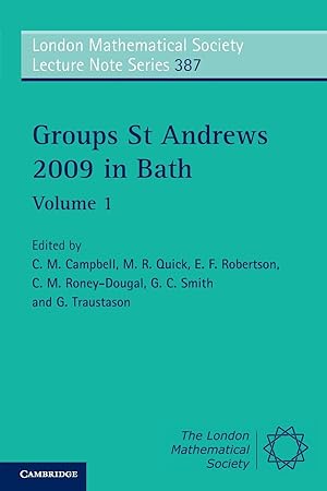 Seller image for Groups St Andrews 2009 in Bath: Volume 1 for sale by moluna