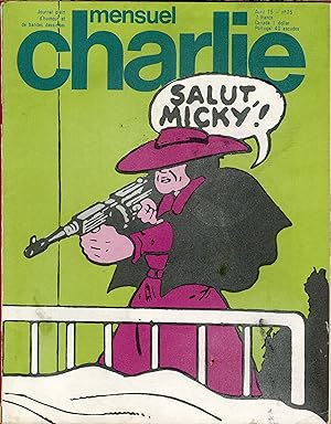 "CHARLIE MENSUEL N°75 / avril 1975" Chester GOULD: DICK TRACY / DUBOUT: Sommaire