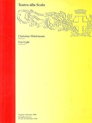 Teatro alla scala Christian Thielemann - Uto Ughi Stagione sinfonica 1990