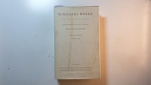 Seller image for Schillers Werke. Nationalausgabe. 23. Band - Briefwechsel. Schillers Briefe 1772-1785 for sale by Gebrauchtbcherlogistik  H.J. Lauterbach
