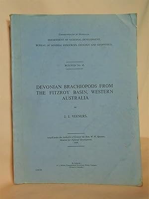Seller image for DEVONIAN BRACHIOPODS FROM THE FITZROY BASIN, WESTERN AUSTRALIA: BULLETIN NO. 45 for sale by Robert Gavora, Fine & Rare Books, ABAA