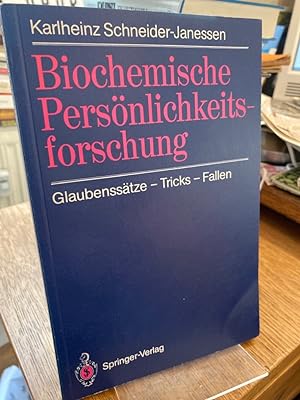 Seller image for Biochemische Persönlichkeitsforschung. Glaubenssätze - Tricks - Fallen. for sale by Altstadt-Antiquariat Nowicki-Hecht UG