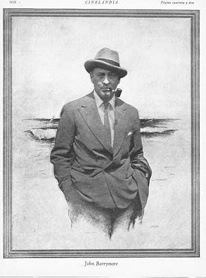 Imagen del vendedor de LAMINA 29560: Retrato de John Barrymore a la venta por EL BOLETIN