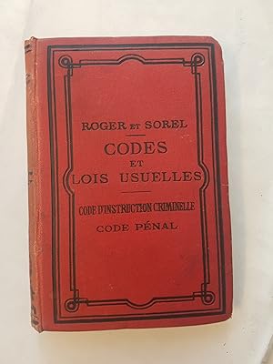 Codes et Lois usuelles