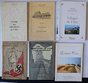 Imagen del vendedor de [Lot de 22 ouvrages sur l'Ain (Bugey, Dombes, Bresse)] a la venta por Le Rayon populaire