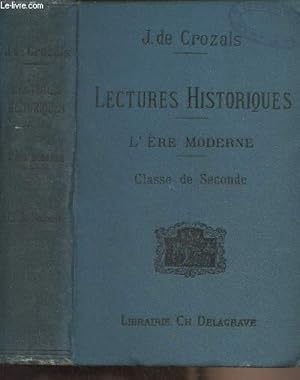 Bild des Verkufers fr Lectures historiques - L're moderne (classe de seconde) zum Verkauf von Le-Livre