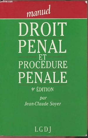 Seller image for Manuel de droit pnal et de procdure pnale for sale by Le-Livre