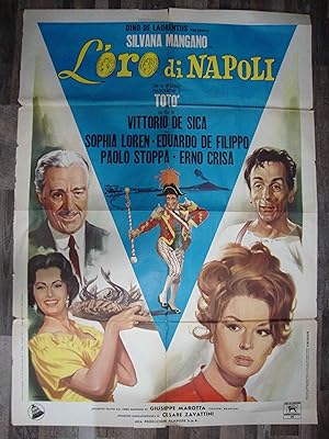 Silvana Mangano e Totò in "L'oro di Napoli"