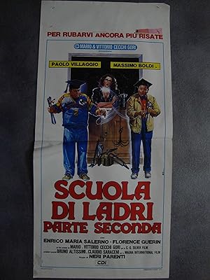 Paolo Villaggio e Massimo Boldi in "Scuola di ladri - Parte seconda"