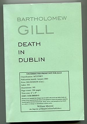 Death in Dublin: A Novel of Suspense (Peter McGarr Mysteries)