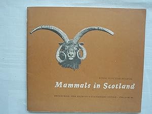 Mammals in Scotland.
