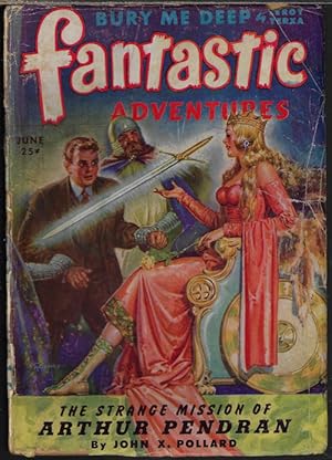 Seller image for FANTASTIC ADVENTURES: June 1944 for sale by Books from the Crypt