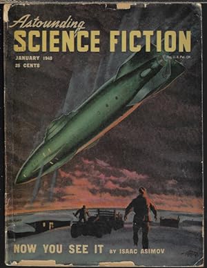 Image du vendeur pour ASTOUNDING Science Fiction: January, Jan. 1948 ("Second Foundation"; "Children of the Lens") mis en vente par Books from the Crypt