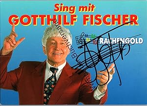 Bild des Verkufers fr Original Autogramm Gotthilf Fischer /// Autogramm Autograph signiert signed signee zum Verkauf von Antiquariat im Kaiserviertel | Wimbauer Buchversand