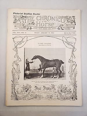 Seller image for The Chronicle of the Horse Vol. XXV, No. 21 Friday, January 19, 1962 for sale by WellRead Books A.B.A.A.
