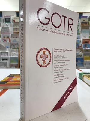 Seller image for Documents of the Holy and Great Council of the Orthodox Church [ The Greek Orthodox Theological Review 62:3-4 2017] for sale by Regent College Bookstore