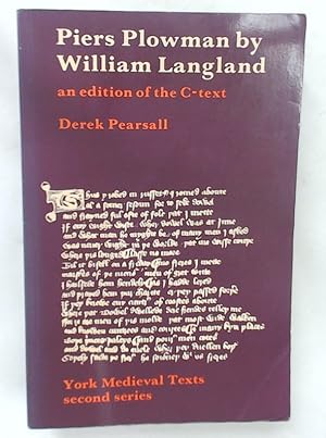 Seller image for Piers Plowman. An Edition of the C-Text. for sale by Plurabelle Books Ltd