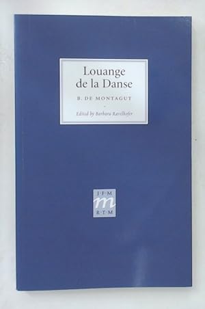 Imagen del vendedor de Louange de la Dance. Renaissance Texts from Manuscript No. 3. English and French. a la venta por Plurabelle Books Ltd