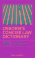 Image du vendeur pour Osborn\ s Concise Law Dictionary mis en vente par moluna