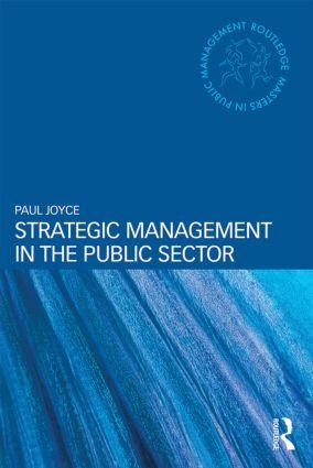 Immagine del venditore per Joyce, P: Strategic Management in the Public Sector venduto da moluna