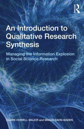 Bild des Verk�ufers f�r Major, C: An Introduction to Qualitative Research Synthesis zum Verkauf von moluna