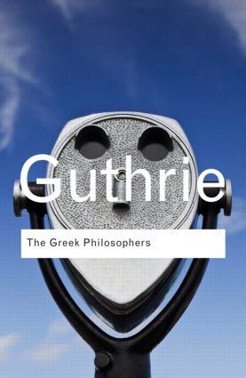Bild des Verkufers fr The Greek Philosophers: From Thales to Aristotle zum Verkauf von moluna